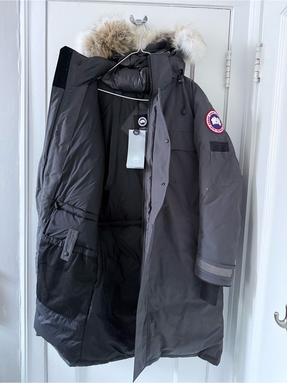 CANADA GOOSE Men's Updated Westmount Parka with Fur-Trim Hood | Size Medium